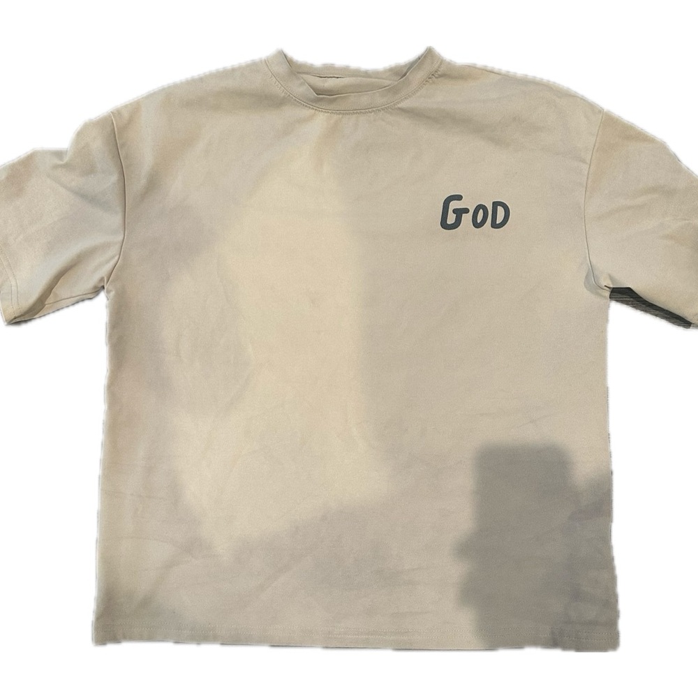 Private Label Cream Short Sleeve Tee
